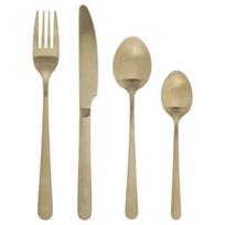 Stalo įrankių komplektas Secret de Gourmet Green Harmony, 24 vnt., Prigesinto aukso (Brushed Gold)