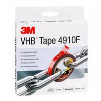 Dvipusė lipni juosta 3M VHB 4910F, 19 mm x 3 m, skaidri (Clear)