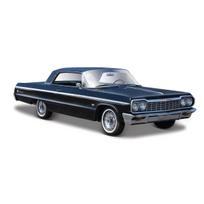 modely - MAISTO Chevrolet Impala 1964 1:24 Mėlynas (Blue) - 1 nuotrauka