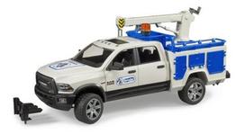 BRUDER tarnybinis automobilis RAM 2500, 02509, mėlyna/balta (Blue/White)