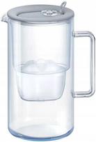 vandens indas - Aquaphor Glass MF+ MG, 2,5 l, Pilkas (Grey) - 1 nuotrauka