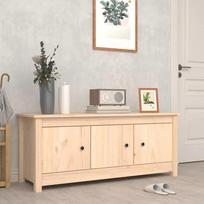 prieskambario baldai - vidaXL Spintelė batams, natūrali (Natural), 110 cm x 38 cm x 45.5 cm - 2 nuotrauka