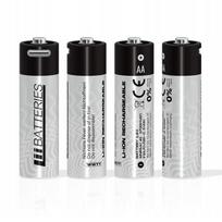 Liibattaries Lithium-Ion AA 1700mAh 1.5V 4vnt.