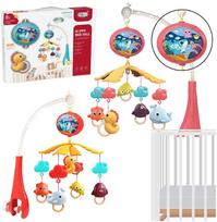Lean Toys Karuselė kūdikio lovytei 20465, raudona (Red)