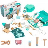 medinis gydytojo rinkinys - LEAN Toys Medinis gydytojo ir odontologo žaidimų rinkinys 22037, 20 detalių - 1 nuotrauka