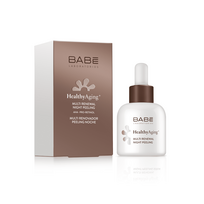 babe healthy aging - BABE HEALTHY AGING+ daugiafunkcis odą atnaujinantis naktinis rūgštinis pilingas, 30 ml - 1 nuotrauka