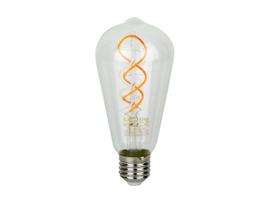 LED lemputė E27 ST64 230V 4W 230lm, gintarinė balta 1800K, RETRO VINTAGE, pritemdoma, LED line PRIME
