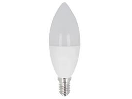 Lemputė LED E14 230V 8W 720lm C37 žvakės formos, neutraliai balta 4000K, LEDOM