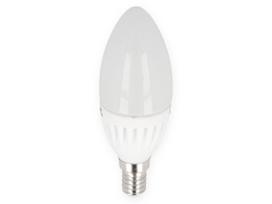 Lemputė LED E14 230V 9W 992lm žvakės formos, šiltai balta, keramikinė, LED line
