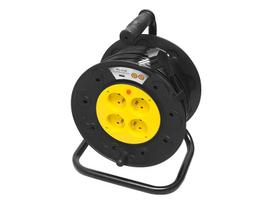 ilgintuvas 1,5m - BLOW PR-61 Maitinimo ilgintuvas 4 lizdai su įžeminimu 30m PVC būgnas 3x1.5mm - 2 nuotrauka
