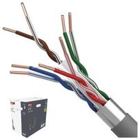 EMOS F/UTP CAT6 23AWG Tinklo Kabelis, varinis, Eca, Juodas (Black)