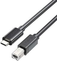 Unitek USB-C į USB-B 2.0 spausdintuvo kabelis 3m, juodas (Black)