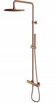Omnires Y termostatinė dušo sistema, šlifuotas varis (Brushed Copper)
