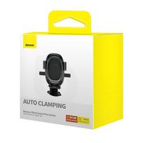 baseus car holder - Automobilinis telefono laikiklis Baseus UltraControl (Juodas) - 3 nuotrauka