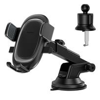 baseus car holder - Automobilinis telefono laikiklis Baseus UltraControl (Juodas) - 9 nuotrauka