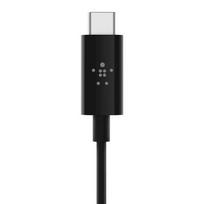 3.5 mm to 3.5 mm kabelis - Belkin Cable USB Type-C to Audio Cable 3.5mm Black 0.9m - 2 nuotrauka
