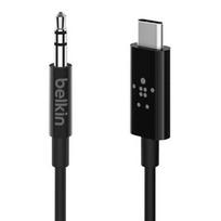 3.5 mm to 3.5 mm kabelis - Belkin Cable USB Type-C to Audio Cable 3.5mm Black 0.9m - 6 nuotrauka
