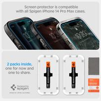spigen glass tr ez fit 2 pack - Spigen Hardened glass for Apple iPhone 14 Pro 2 pieces - 1 nuotrauka