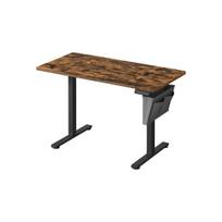 rasomasis stalas - Songmics Reguliuojamo aukščio elektrinis stalas 60x120 cm, juodas/rudas (Black/Brown) - 1 nuotrauka