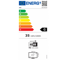 4k 240hz 27 - AOC AG276UZD 26.5", QD-OLED, 4K, 240Hz, Juodas (Black) - 6 nuotrauka