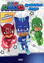 PJ Masks. Spalvinimo knyga su lipdukais