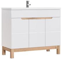 Vonios spintelė Comad Bali 100 cm, balta (White)