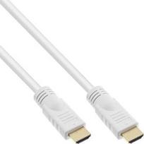 InLine High Speed HDMI Cable w/ Ethernet White 5m