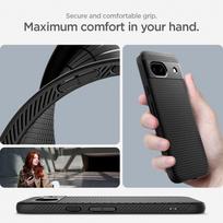 google pixel 8a deklai - Spigen "Liquid Air Google Pixel 8a" Matte Black - 2 nuotrauka