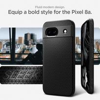 google pixel 8a deklai - Spigen "Liquid Air Google Pixel 8a" Matte Black - 6 nuotrauka
