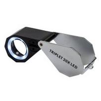 KITE OPTICS Triplet 20x LED Folding Loupe žiūronai