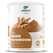 reishi - NATURE'S FINEST ekologiški tikrinių blizgučių (reishi grybų) milteliai, 125 g - 1 nuotrauka