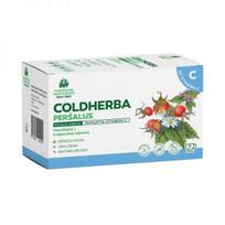 ŠVENČIONIŲ VAISTAŽOLĖS žolelių arbata kvėpavimo takams, imunitetui COLDHERBA SU VITAMINU C, 20 vnt. x 2 g