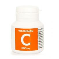 VALENTIS maisto papildas VITAMINAS C 500 mg, 50 tab.