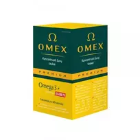 OMEX maisto papildas koncentruoti žuvų taukai PREMIUM OMEGA 3   D3 4000TV, 60 kaps.