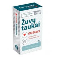 VIVAVIT maisto papildas žuvų taukai OMEGA-3, 60 kaps.