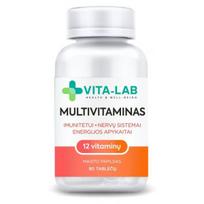 VITA-LAB maisto papildas MULTIVITAMINAS, 12 komponentų, 90 tab.