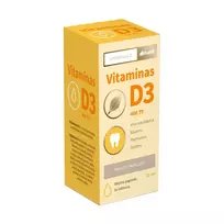 VIVAVIT maisto papildas VITAMINAS D3 400 TV, 10 ml