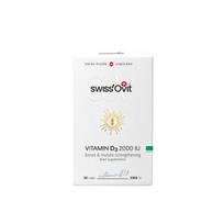 maisto papildai imunitetui - SWISSOVIT maisto papildas VITAMINAS D3 2000 TV, 30 kaps. - 1 nuotrauka