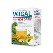 VOCAL maisto papildas milteliais HOT DRINK, medaus ir citrinų skonio, 10 pak.