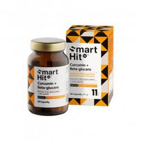 maisto papildai imunitetui - SMARTHIT maisto papildas IV CURCUMIN   BETA GLUCAN, 60 kaps. - 1 nuotrauka