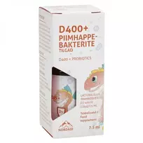 NORDAID maisto papildas VITAMINAS D3 PROBI 400 TV, 7,5 ml