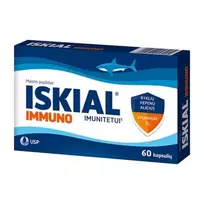 ISKIAL maisto papildas IMMUNO, 60 kaps.
