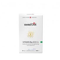 maisto papildai - SWISSOVIT maisto papildas VITAMINAS D3 4000 TV, 30 kaps. - 1 nuotrauka
