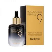 FARMSTAY veido serumas BLACK SNAIL & PEPTIDE 9 PERFECT, 35 ml