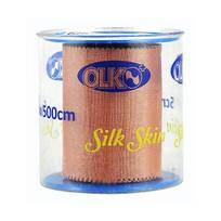 OLKO ruloninis pleistras SILK SKIN, 5 cm x 500 cm, 1 vnt.
