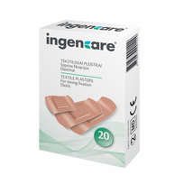 INGENCARE tekstiliniai pleistrai, 20 vnt.