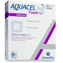 CONVATEC tvarstis su silikonu AQUACEL AG FOAM, 12,5 cm x 12,5 cm, 10 vnt.