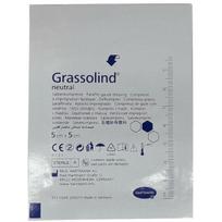 GRASSOLIND sterilus tinklelinis tvarstis NEULTRAL, 5 cm x 5 cm, 1 vnt.