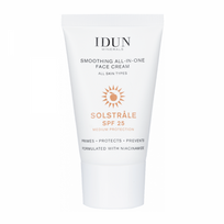 IDUN MINERALS apsauginis veido kremas su niacinamidu ALL IN ONE, SPF25, 30 ml