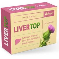 VIVAVIT maisto papildas LIVERTOP, 30 kaps.